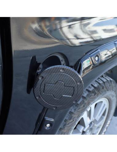 Cubierta Tanque Combustible Toyota Tundra 2007-2021 ABS Carbono