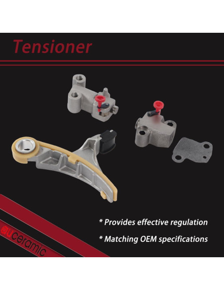 Kit de cadena de distribución AUCERAMIC para Toyota 2.7L