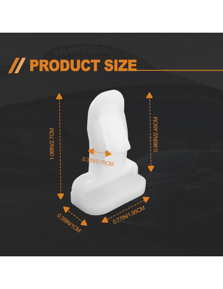 30 Clips de Retenedor de Extensión Toyota Lexus 75392-35220