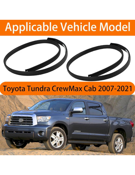 Moldura de Goteo de Techo MIYIMORE para Toyota Tundra 2007-2021