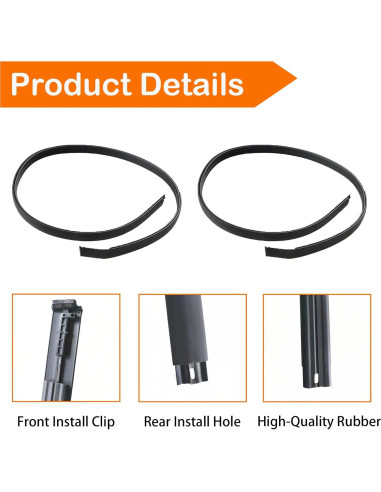 Moldura de Goteo de Techo MIYIMORE para Toyota Tundra 2007-2021