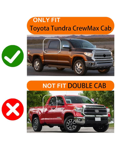 Moldura de Goteo de Techo MIYIMORE para Toyota Tundra 2007-2021