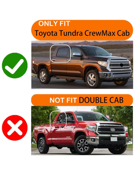 Moldura de Goteo de Techo MIYIMORE para Toyota Tundra 2007-2021