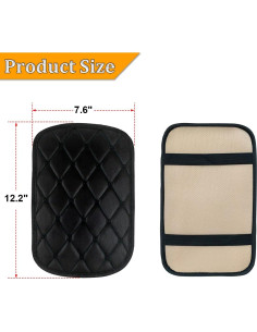 Almohadilla de Consola Central 8sanlione Negra 31.99x20.93cm 2