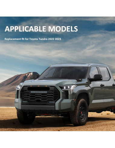 Cristal Espejo Lateral Derecho Toyota Tundra 2022-2023