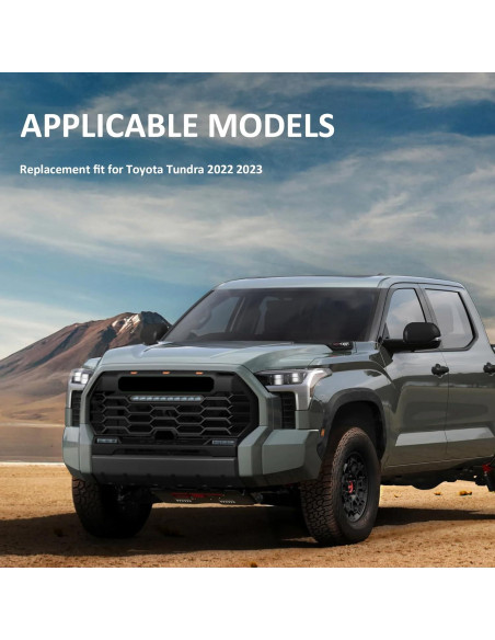Cristal Espejo Lateral Derecho Toyota Tundra 2022-2023