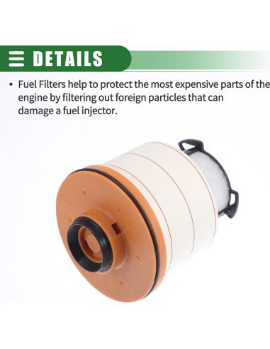 Filtro de Combustible Diésel Motoforti para Toyota Hilux 2015-2022