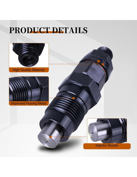 Inyector de Combustible VeloBoost 4Pcs para Toyota HILUX HIACE 3.0L