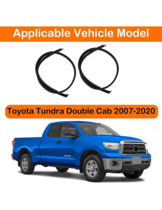 Moldura de Goteo de Techo MIYIMORE para Toyota Tundra 2007-2020 2