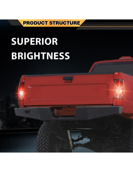 Lámpara de freno trasera CNNELL para Toyota Hilux 1989-1995