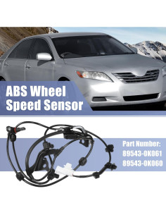 Sensor de Velocidad ABS Frontal Izquierdo uxcell para Toyota Hilux 2015-2022 2