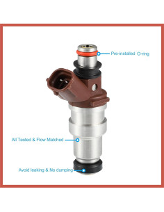 Inyector de Combustible ACROPIX 4 Pcs 23250-75050 para Toyota 2