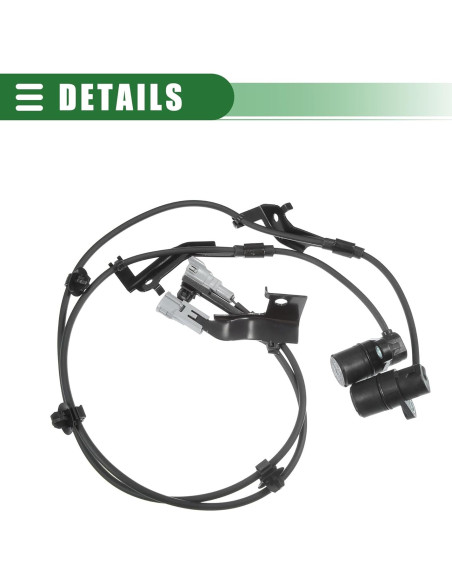 Sensor de Velocidad de Rueda ABS Motoforti para Toyota Hilux 2004-2012, 2 Pcs