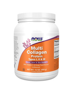 Proteína Multi Colágeno NOW Foods 454 g - Salud Huesos y Piel
