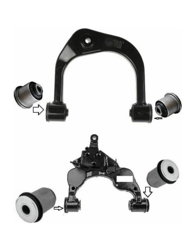 Juego de 8 bujes de brazo de control Toyota Tacoma 95-04