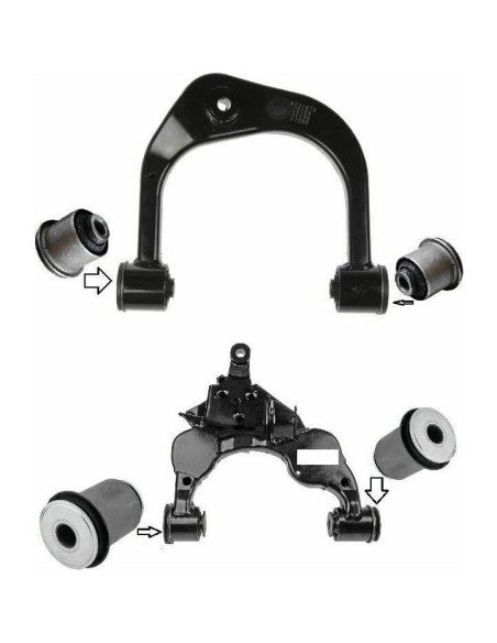 Juego de 8 bujes de brazo de control Toyota Tacoma 95-04