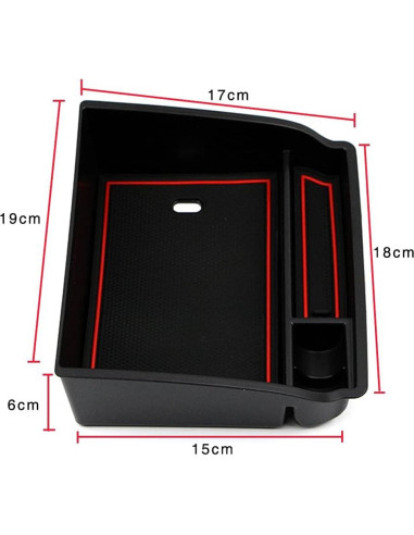 Caja de Almacenamiento Reposabrazos Dreamseek Toyota Hilux 2015-2022