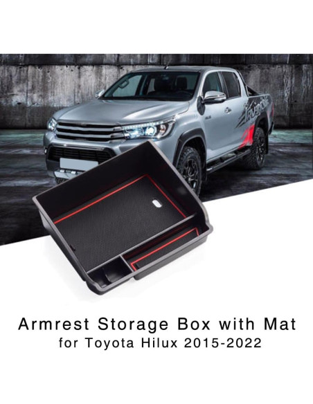 Caja de Almacenamiento Reposabrazos Dreamseek Toyota Hilux 2015-2022