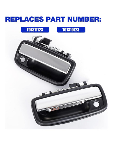 Manijas de Puerta Exterior LCWRGS para Toyota Tacoma y Hilux