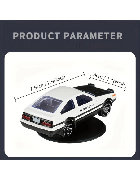 Decoración para Tablero de Auto Fannasi AE86 1:64