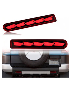 Luz de Niebla Trasera LED PGTOPONE Rojo Impermeable