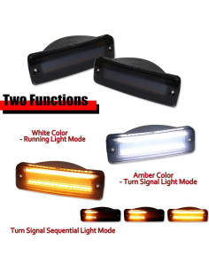 Luz de giro del parachoques delantero KENRTIR Toyota Pickup 89-95 2