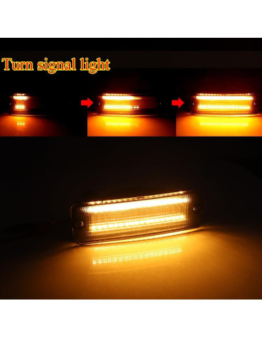 Luz de giro del parachoques delantero KENRTIR Toyota Pickup 89-95