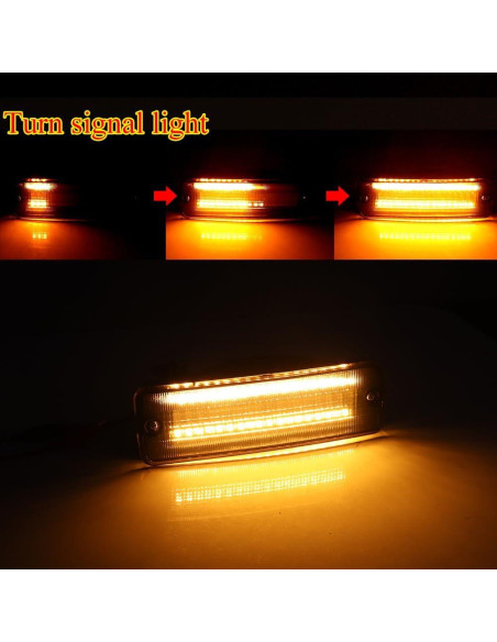 Luz de giro del parachoques delantero KENRTIR Toyota Pickup 89-95