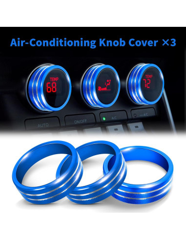 Accesorios de Interior Polodunn para Subaru BRZ y GR86 2021-2025 - 7 Pcs Azul