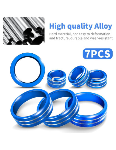 Accesorios de Interior Polodunn para Subaru BRZ y GR86 2021-2025 - 7 Pcs Azul