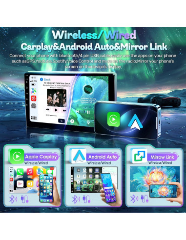 Radio Android 10.1" Gearzbtor para Toyota Camry 2012-2014