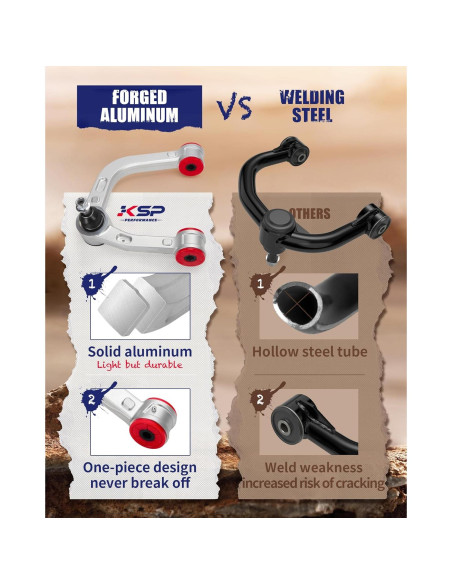 Brazo de Control Frontal KSP para Toyota Tacoma 2004-2023