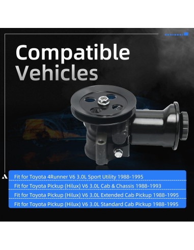 Bomba de dirección asistida Loautong 21-5844 para Toyota