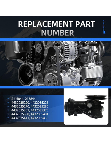 Bomba de dirección asistida Loautong 21-5844 para Toyota