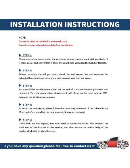 Soportes de Elevación de Puerta Trasera TUCKBOLD Toyota Hilux 2015-2021