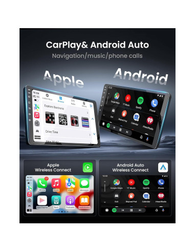 Radio Estéreo Android 9" Fortdows para Toyota RAV4 2001-2006