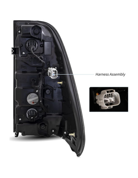 Luz Trasera VLAND para Toyota Hilux 2015-2022 Ahumado