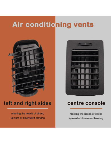 Rejilla de Ventilación Toyota Hilux 2005-2015 - Negro