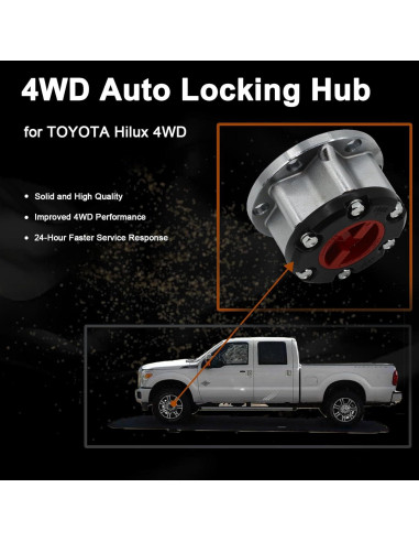 Cierre de Rueda Toyota Pickup 4Runner Hilux 2 Piezas