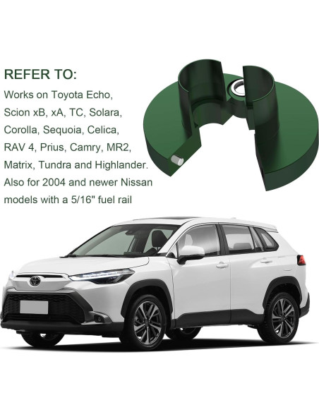 Herramienta desconexión línea combustible Kujunpao 5/16"