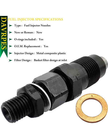 Inyector de Combustible Diésel DAVRPES 093400-7040 para Toyota