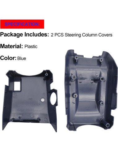 Cubierta de Columna de Dirección SMMS Azul Toyota Hilux 84-88