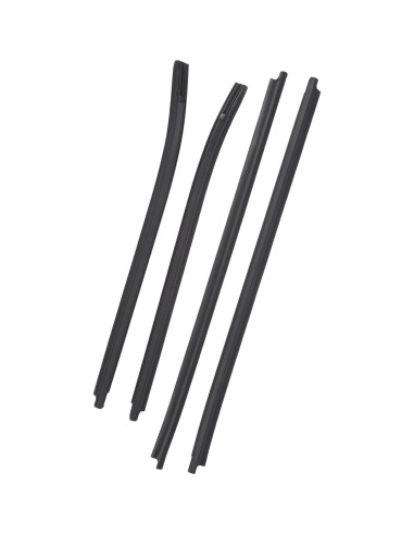 4PCS Molduras de Ventana Goma CFTGIW para Hilux 2005-2015