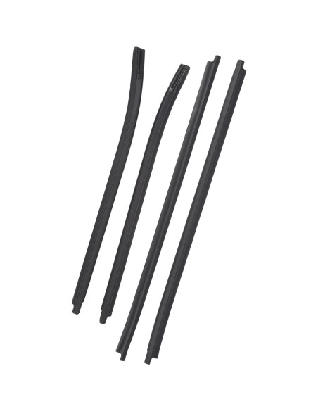 4PCS Molduras de Ventana Goma CFTGIW para Hilux 2005-2015