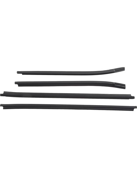 4PCS Molduras de Ventana Goma CFTGIW para Hilux 2005-2015