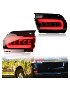 Luz de Niebla LED Roja PGTOPONE para Toyota Land Cruiser 2010-2020