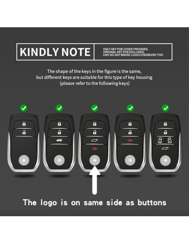 Cubierta de Llave Toyota Rye-Tech H para Land Cruiser 2019-2025