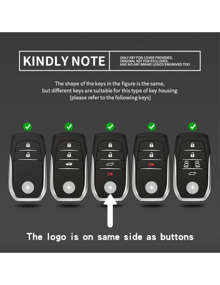Cubierta de Llave Toyota Rye-Tech H para Land Cruiser 2019-2025