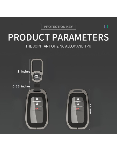 Cubierta de Llave Toyota Rye-Tech H para Land Cruiser 2019-2025