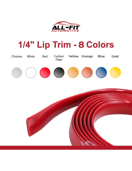 Moldura Universal All-Fit Automotive 10 pies Dorado